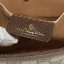 GUCCI GG Supreme Web Sherry Line Clutch Bag PVC Beige 156 01 030 Auth 194580-9