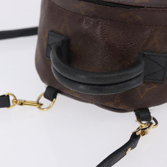 LOUIS VUITTON Monogram Palm Springs MINI Backpack M44873 LV Auth 194582
