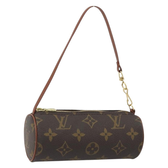LOUIS VUITTON Monogram Papillon Pouch LV Auth 194584