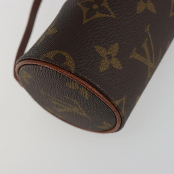 LOUIS VUITTON Monogram Papillon Pouch LV Auth 194584