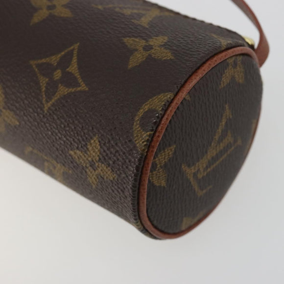 LOUIS VUITTON Monogram Papillon Pouch LV Auth 194584