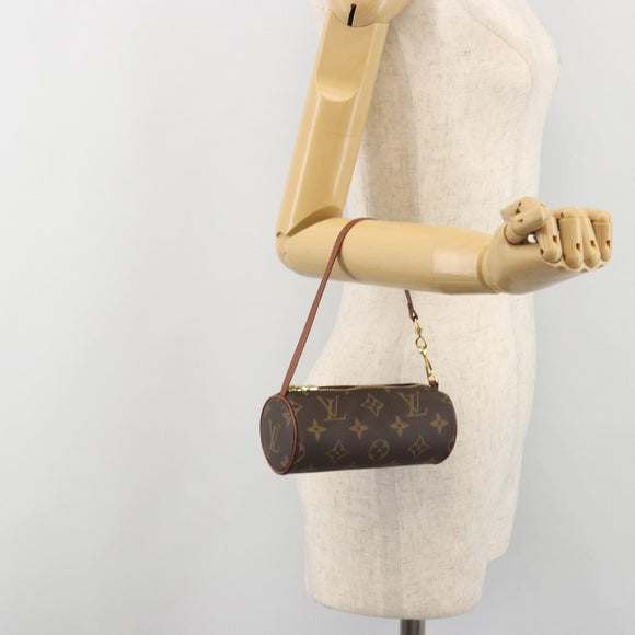 LOUIS VUITTON Monogram Papillon Pouch LV Auth 194584