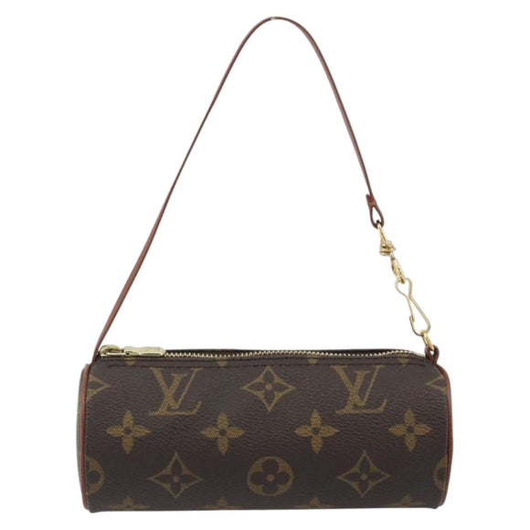 LOUIS VUITTON Monogram Papillon Pouch LV Auth 194584