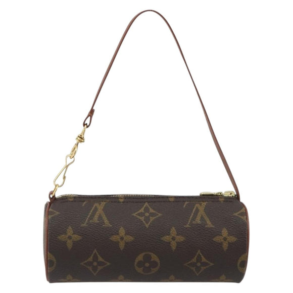 LOUIS VUITTON Monogram Papillon Pouch LV Auth 194584