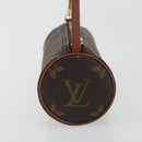 LOUIS VUITTON Monogram Papillon Pouch LV Auth 194584-4