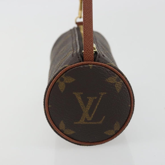 LOUIS VUITTON Monogram Papillon Pouch LV Auth 194584