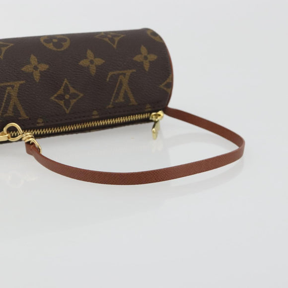 LOUIS VUITTON Monogram Papillon Pouch LV Auth 194584