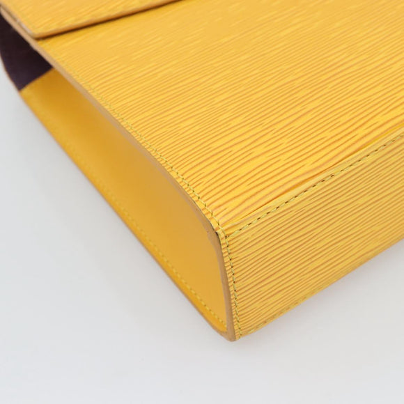 LOUIS VUITTON Epi Malesherbes Bag Tassili Yellow Jonne M52379 LV Auth 194586A
