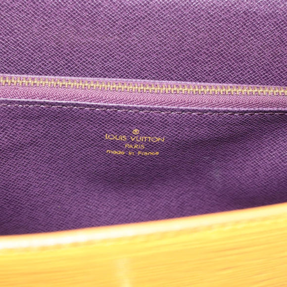 LOUIS VUITTON Epi Malesherbes Bag Tassili Yellow Jonne M52379 LV Auth 194586A