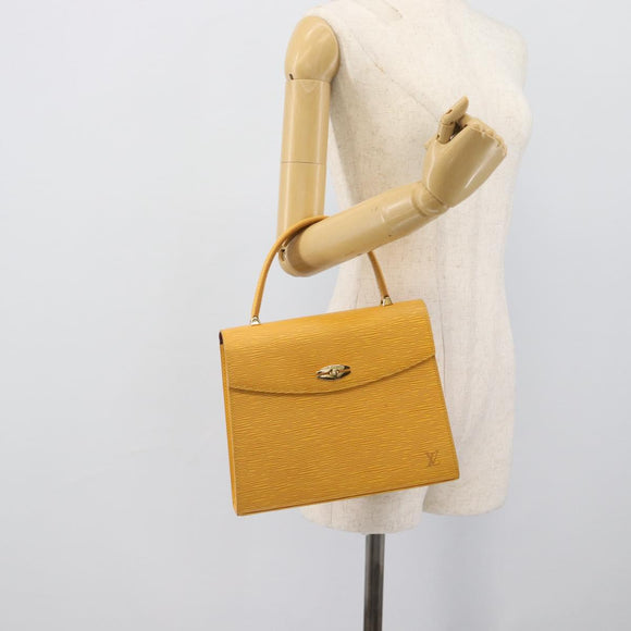 LOUIS VUITTON Epi Malesherbes Bag Tassili Yellow Jonne M52379 LV Auth 194586A