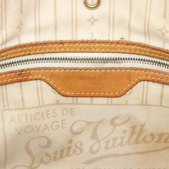LOUIS VUITTON Damier Azur Neverfull PM Tote Bag N41362 LV Auth 194587