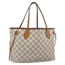 LOUIS VUITTON Damier Azur Neverfull PM Tote Bag N41362 LV Auth 194587-1