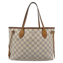 LOUIS VUITTON Damier Azur Neverfull PM Tote Bag N41362 LV Auth 194587-2
