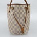 LOUIS VUITTON Damier Azur Neverfull PM Tote Bag N41362 LV Auth 194587-4