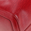 LOUIS VUITTON Epi Keepall 55 Boston Bag Red M42957 LV Auth 194589V-10