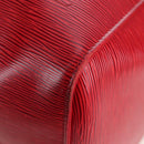LOUIS VUITTON Epi Keepall 55 Boston Bag Red M42957 LV Auth 194589V-11