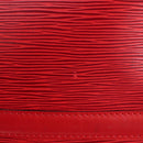 LOUIS VUITTON Epi Keepall 55 Boston Bag Red M42957 LV Auth 194589V-14