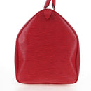 LOUIS VUITTON Epi Keepall 55 Boston Bag Red M42957 LV Auth 194589V-4