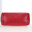 LOUIS VUITTON Epi Keepall 55 Boston Bag Red M42957 LV Auth 194589V-9