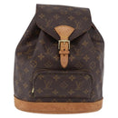 LOUIS VUITTON Monogram Montsouris MM Backpack M51136 LV Auth 194591-2