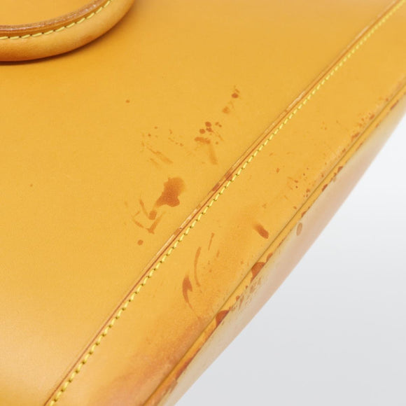 LOUIS VUITTON Nomad leather Alma Hand Bag Beige M85000 LV Auth 194592V