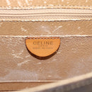CELINE Macadam Canvas Star Ball Hand Bag PVC Leather 2way Brown Gold Auth 194593-19