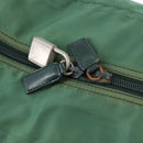 PRADA Boston Bag Nylon 2way Green Silver Auth 194594-10
