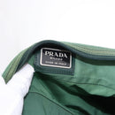 PRADA Boston Bag Nylon 2way Green Silver Auth 194594-20