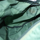 PRADA Boston Bag Nylon 2way Green Silver Auth 194594-21