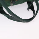 PRADA Boston Bag Nylon 2way Green Silver Auth 194594-7