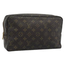 LOUIS VUITTON Monogram Trousse Toilette 28 Clutch Bag M47522 LV Auth 194597-1