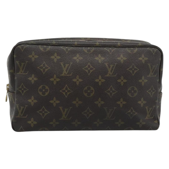 LOUIS VUITTON Monogram Trousse Toilette 28 Clutch Bag M47522 LV Auth 194597