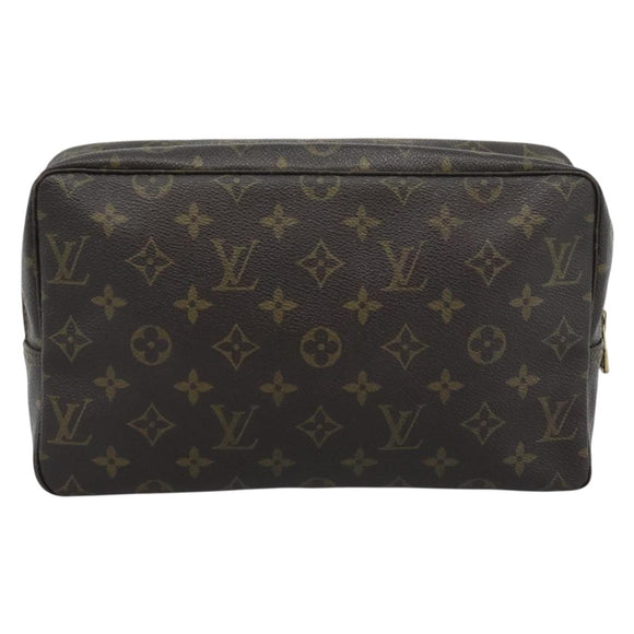 LOUIS VUITTON Monogram Trousse Toilette 28 Clutch Bag M47522 LV Auth 194597