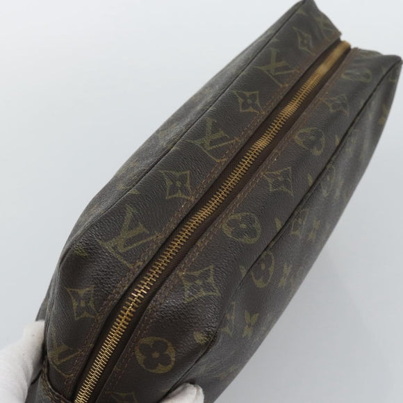 LOUIS VUITTON Monogram Trousse Toilette 28 Clutch Bag M47522 LV Auth 194597