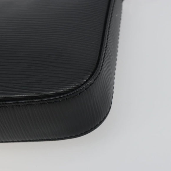 LOUIS VUITTON Epi Pochette Accessoires Pouch Black M52982 LV Auth 194599V