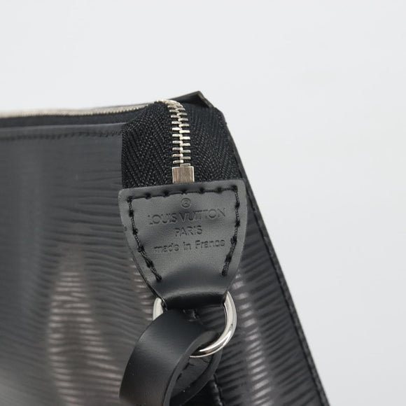 LOUIS VUITTON Epi Pochette Accessoires Pouch Black M52982 LV Auth 194599V