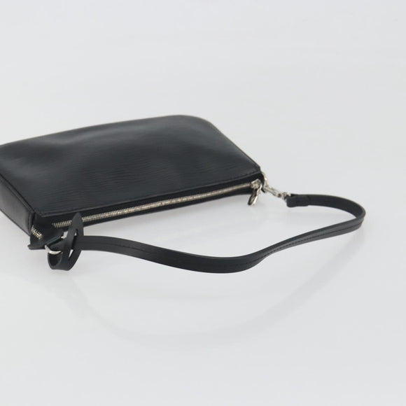 LOUIS VUITTON Epi Pochette Accessoires Pouch Black M52982 LV Auth 194599V