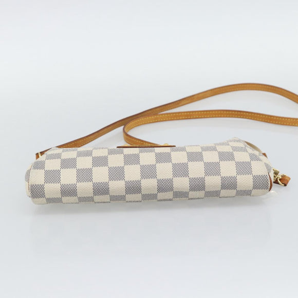 LOUIS VUITTON Damier Azur Eva Shoulder Bag 2way N55214 LV Auth 194601