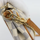 LOUIS VUITTON Damier Azur Eva Shoulder Bag 2way N55214 LV Auth 194601-16