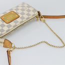 LOUIS VUITTON Damier Azur Eva Shoulder Bag 2way N55214 LV Auth 194601-7