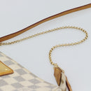 LOUIS VUITTON Damier Azur Eva Shoulder Bag 2way N55214 LV Auth 194601-8