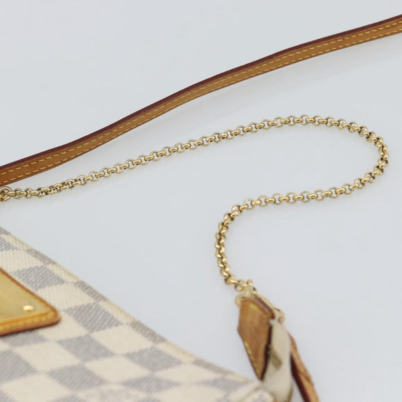LOUIS VUITTON Damier Azur Eva Shoulder Bag 2way N55214 LV Auth 194601