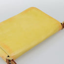LOUIS VUITTON Monogram Vernis Thompson Street Bag Lime Yellow M91071 Auth 194603-6