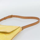 LOUIS VUITTON Monogram Vernis Thompson Street Bag Lime Yellow M91071 Auth 194603-8