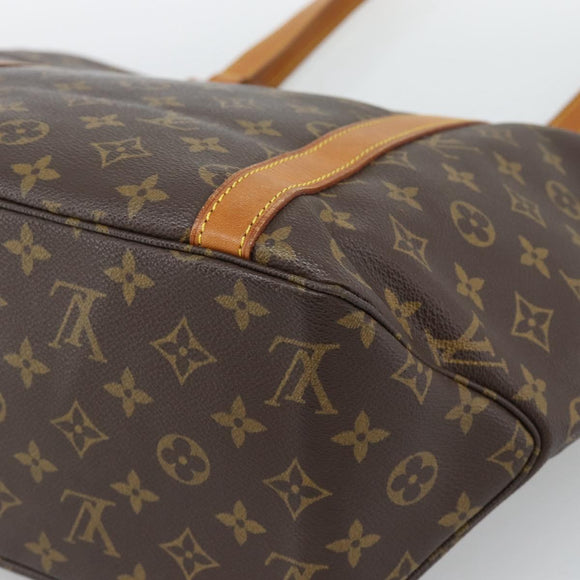 LOUIS VUITTON Monogram Sac Shopping Tote Bag M51108 LV Auth 194604
