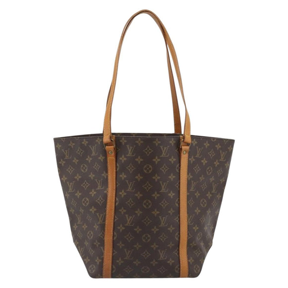 LOUIS VUITTON Monogram Sac Shopping Tote Bag M51108 LV Auth 194604