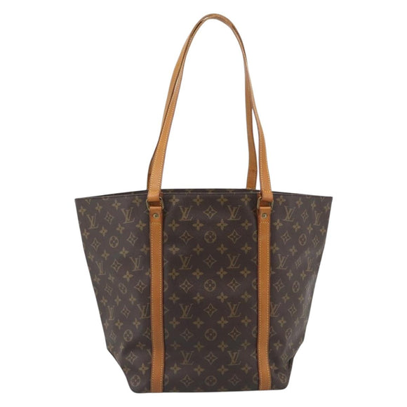 LOUIS VUITTON Monogram Sac Shopping Tote Bag M51108 LV Auth 194604