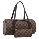 LOUIS VUITTON Damier Ebene Papillon 30 Hand Bag N51303 LV Auth 194608V-1
