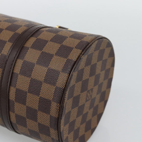 LOUIS VUITTON Damier Ebene Papillon 30 Hand Bag N51303 LV Auth 194608V