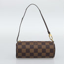 LOUIS VUITTON Damier Ebene Papillon 30 Hand Bag N51303 LV Auth 194608V-21